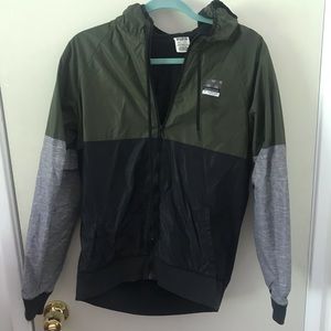 Pink wind breaker jacket